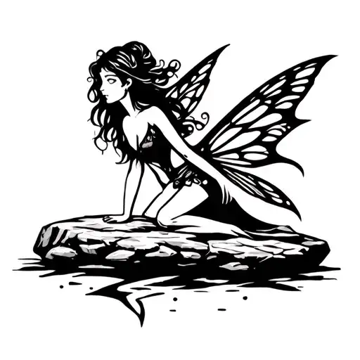 Fairy On A Stone
