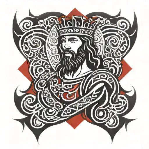 King Jesus King Of Kings Lord Of Lords Red And Black