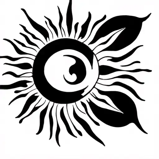 Sun And Ray Floating