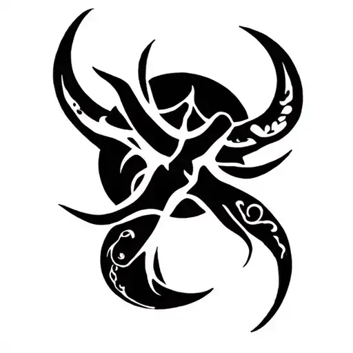 Stingray Mix With Malta Cross Under Full Moon