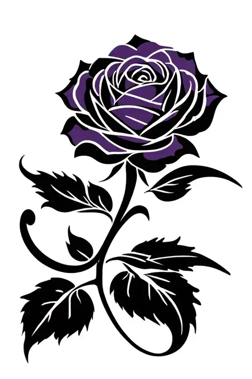 A Single Violet Rose