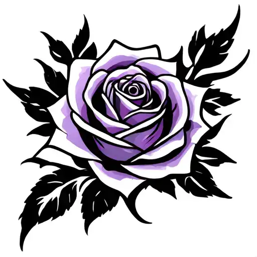 A Single Violet Rose