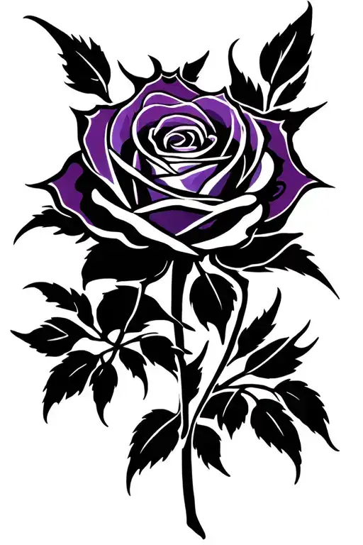 A Single Violet Rose