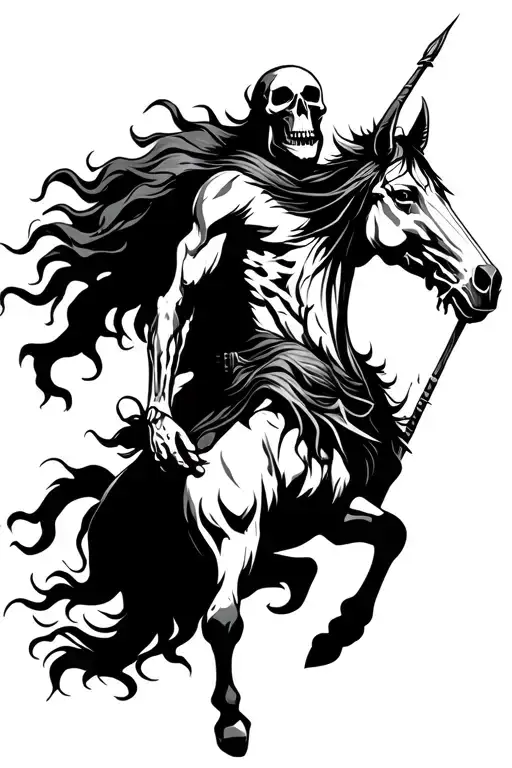 Sagittarus Centaur Killing The Grim Reaper