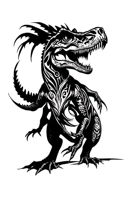 Death Riding On The Back Of A T Rex