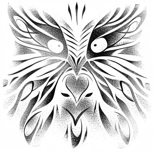 Totem Pole Of Owl Tiger Wombat Manatee