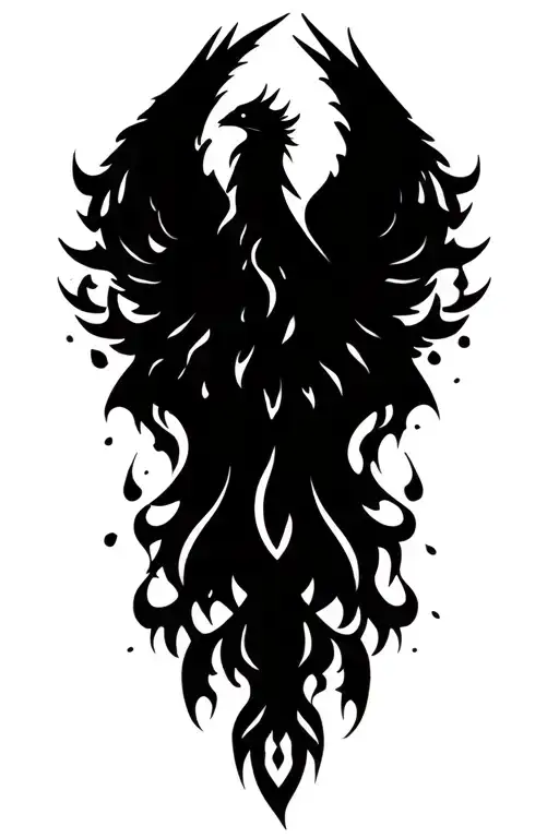 Phoenix Rising From Ashes