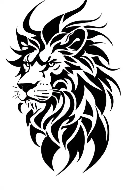 Men's Forearm Lion