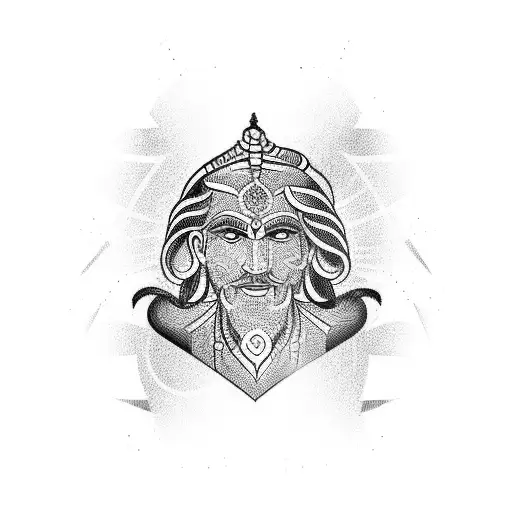 Hindu Arm Sleeve Tattoo Male