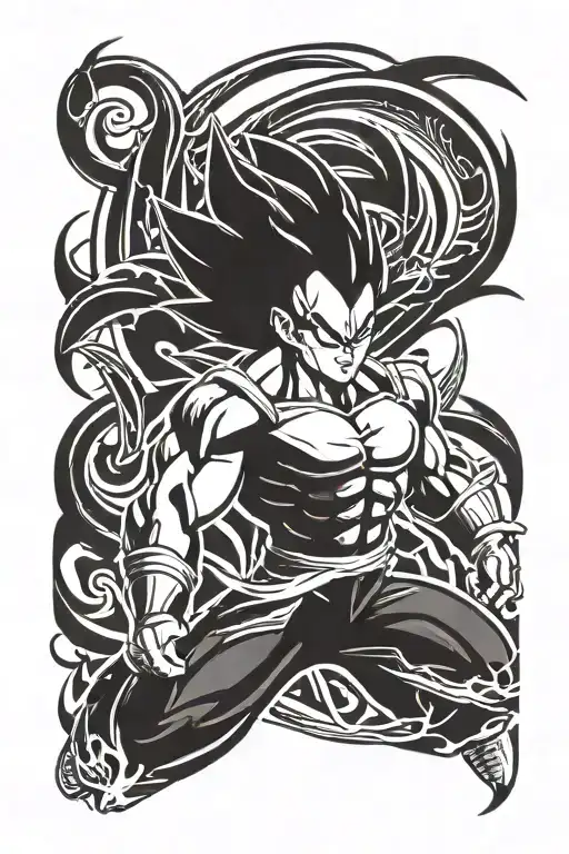 Vegeta Majin Boo Symbol Made