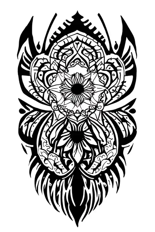 Mandala Cover Up Sacred Geometry