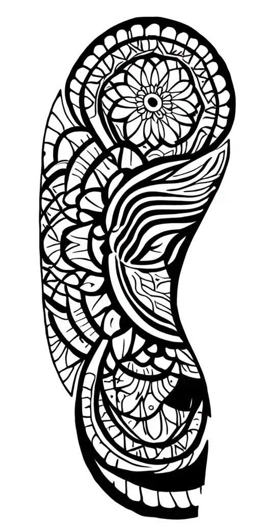 Mandala Cover Up Sacred Geometry