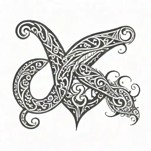 Letter S R Love Formation Shaped Like