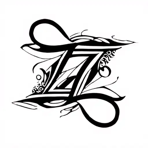 Bold Number 7 With Number 9