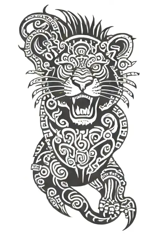 Aztec Jaguar Warrior