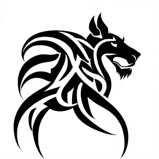 Libra And Leo Zodiac Sign Intertwined