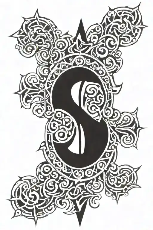 Ankh Tribal Inspired