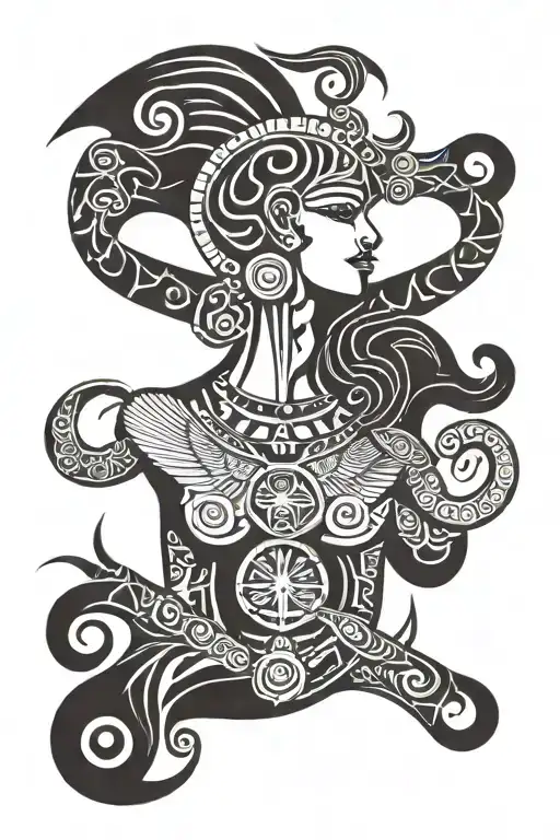 Egyptian And Roman Symboles Of Stoic