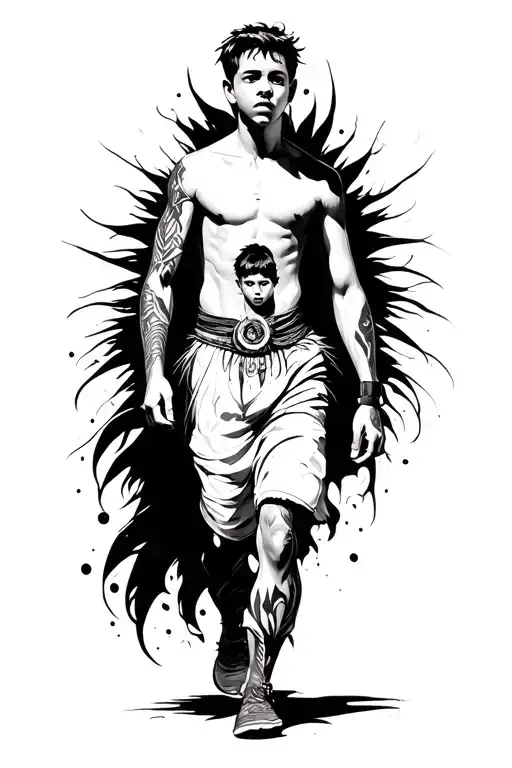 A Boy Into A Man Walking