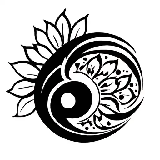 Semicolon Made Of Lotus