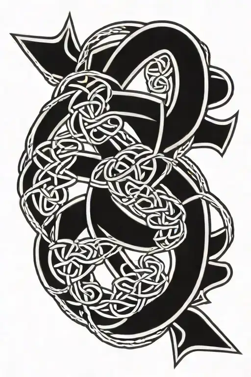 Celtic Dara Knot Intertwined