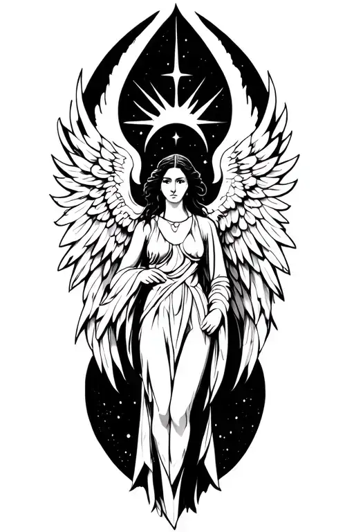 Seraphim Angel In Universe