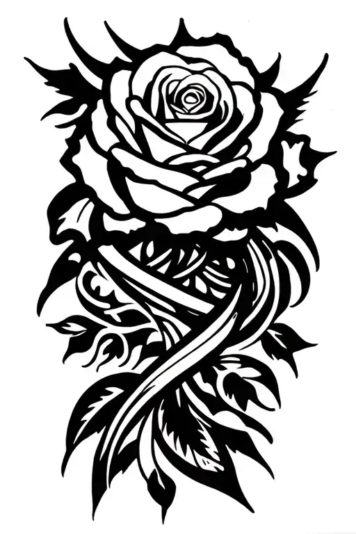Depeche Mode Rose Wrapped