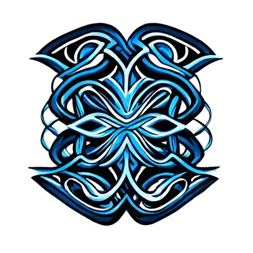 Blue Celtic Ankle Band