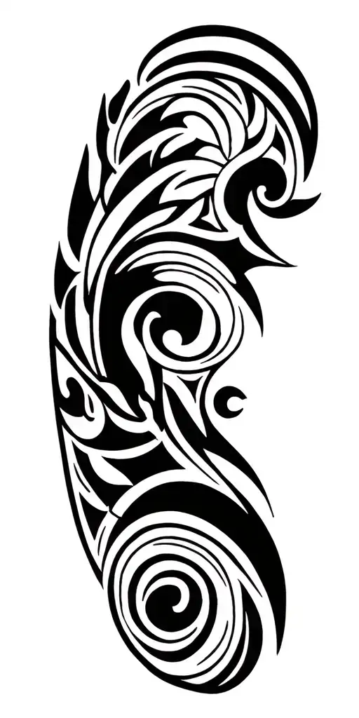 Maori Left Chest