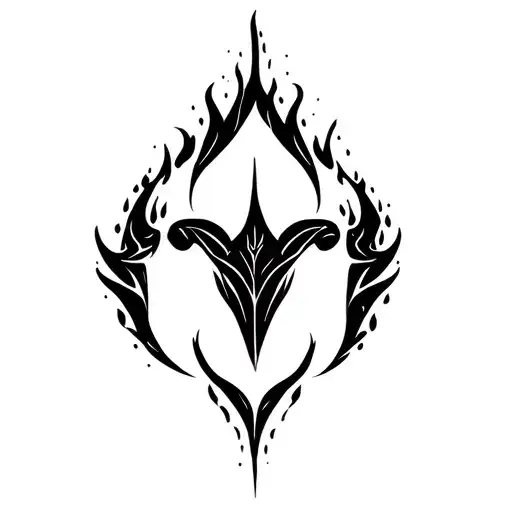 Aries Zodiac Sign Fire Surrounded