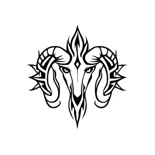 Aries Zodiac Sign Fire Surrounded