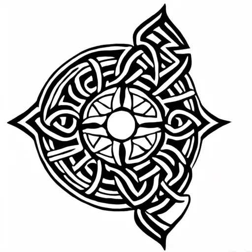 Circular Celtic Knot Band