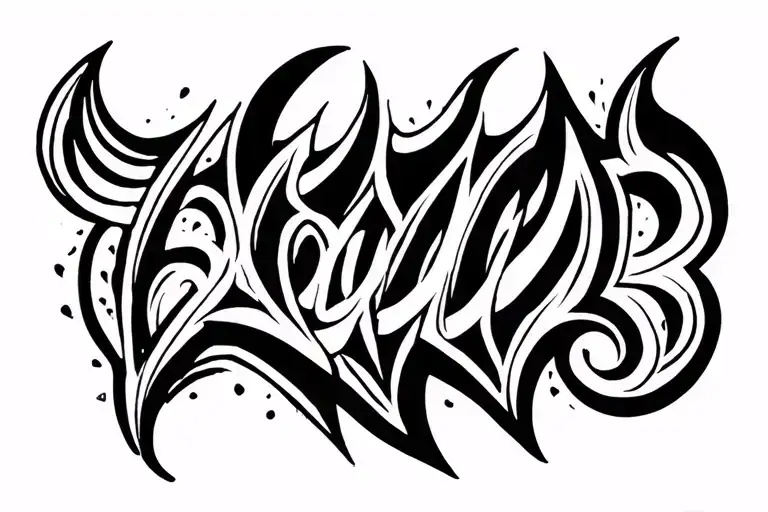 4 Childrens Names Incorporated Into The Design