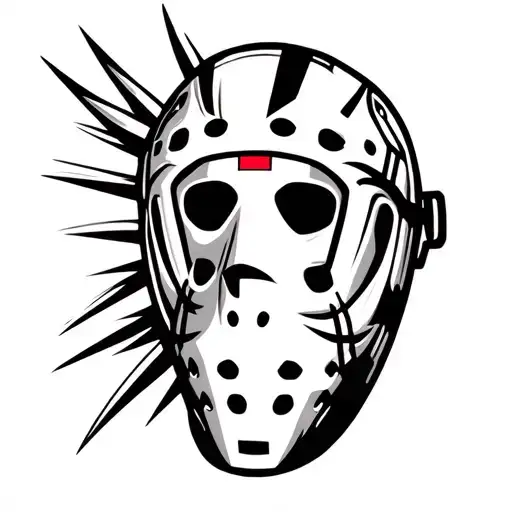 Old School Hockey Goalie Mask