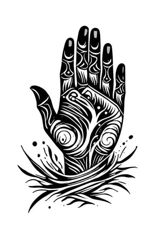 Healing Hand Symbol