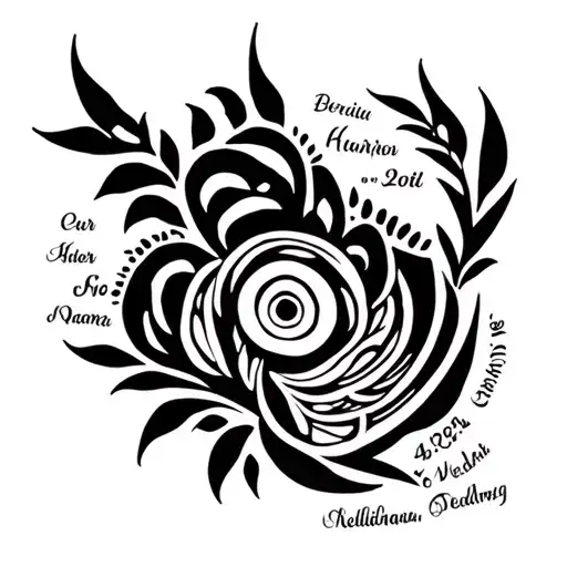 First Names And Date Of Birth Of Our 2 Children As Well As Our Wedding Date And Our First Names