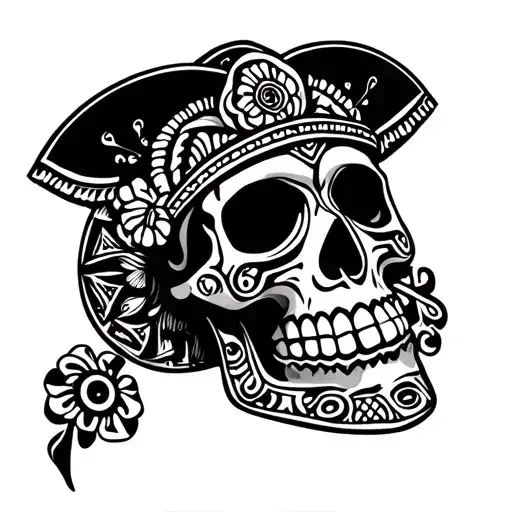 Skull Mexican