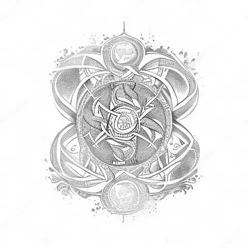 Vegvisir Yggdrasil Hugin Munin