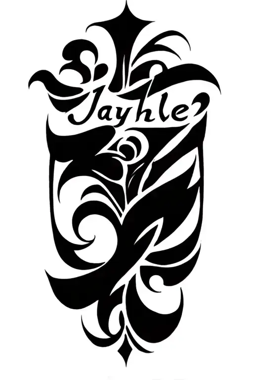 A Tattoo With The Name Jayhlee