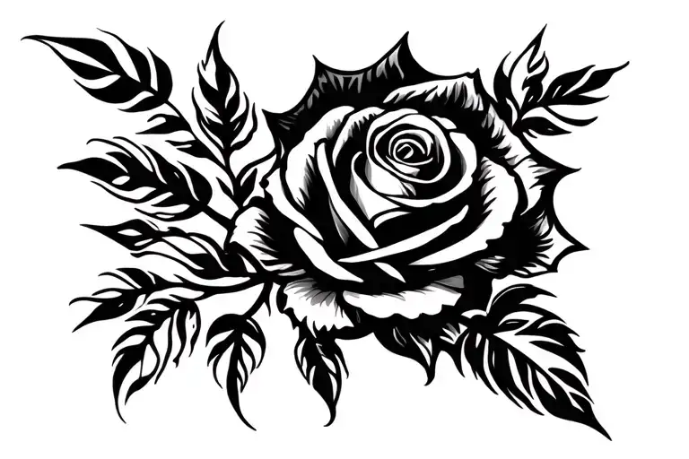 Zubeen Da Vinci Black Rose