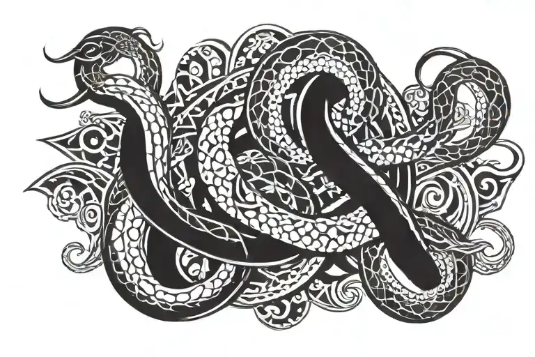 Snake Intertwined