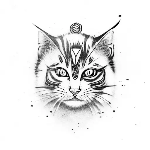 Samurai White Kitten