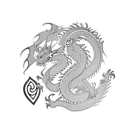Dragon Holding A Heart