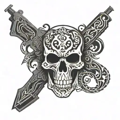 Skull And Ak47