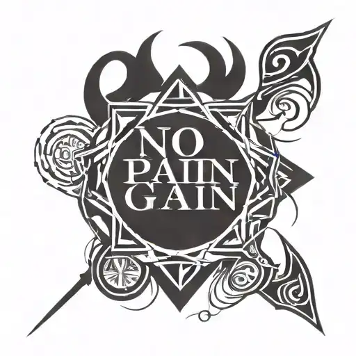 No Pain No Gain Strength From The Madness