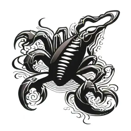 Scorpion On Frogs Back