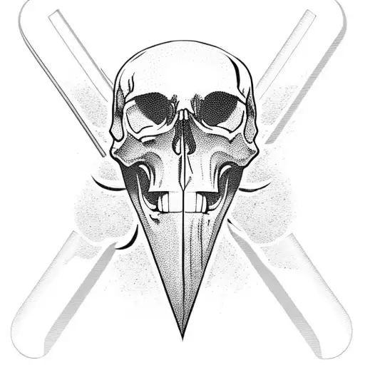 Skull Wielding Weapons