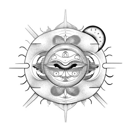 Sun And Moon Coalesce