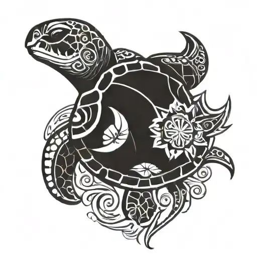 Sea Turtle Native American Wings