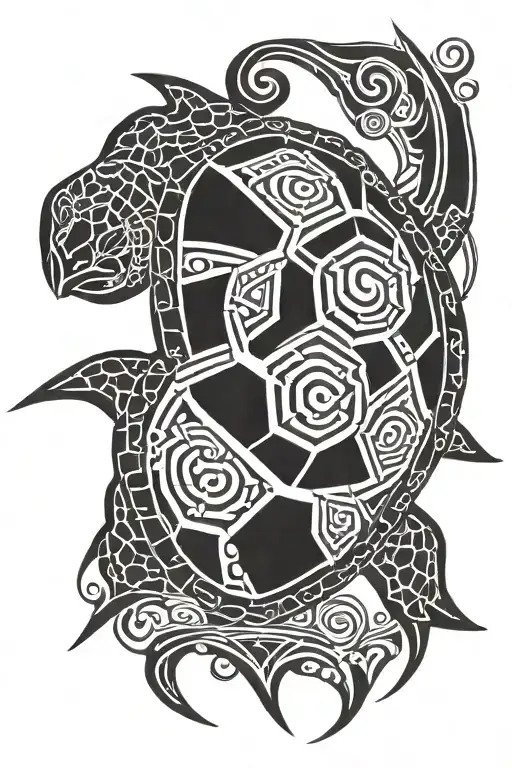 Scorpio Turtle Swimming